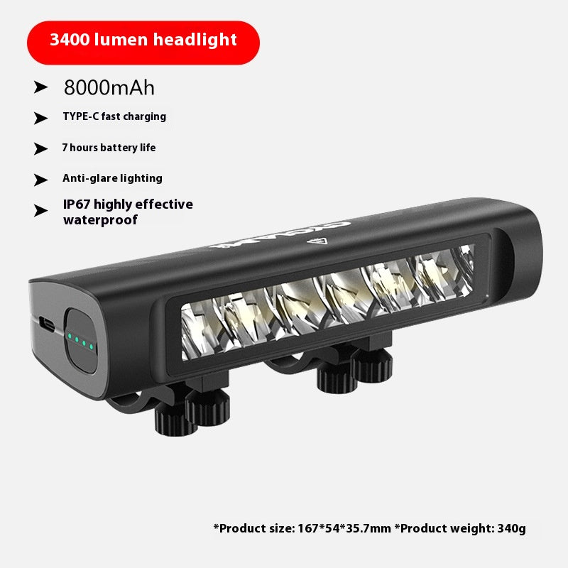 Velo-Frontlicht mit 3400 Lumen