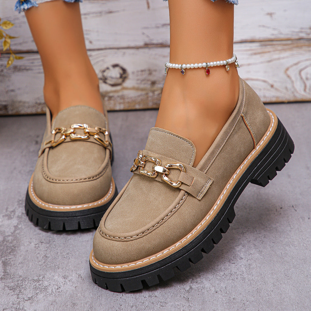 Elegante Blockabsatz-Schuhe im British-Stil