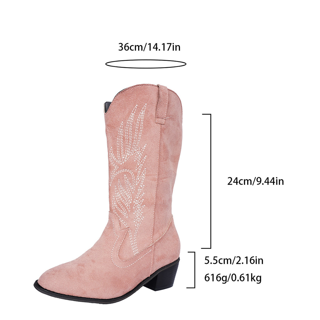 Suede-Stiefel für Herbst und Winter