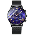 Business Quartz Herrenarmbanduhr – Luminisch, wasserdicht, 42 mm – Bild 1 | LuxeStyle
