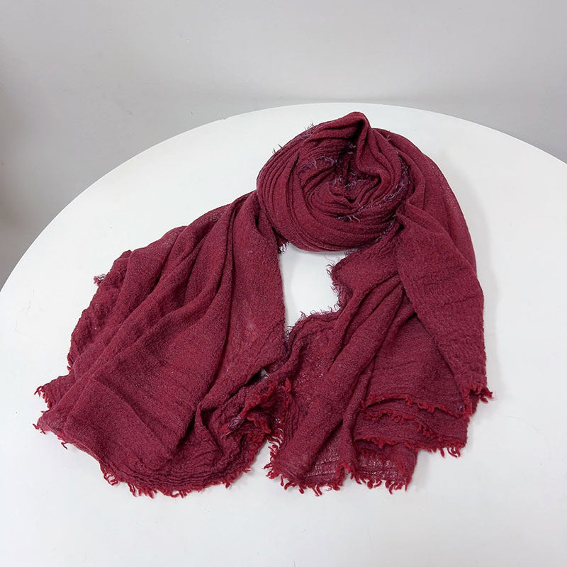 Wollschal in Grautönen – 100 × 210 cm – Bild 15 | LuxeStyle