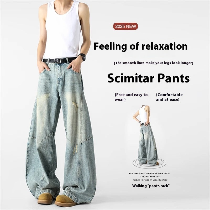 Washed Machete Jeans für Herren