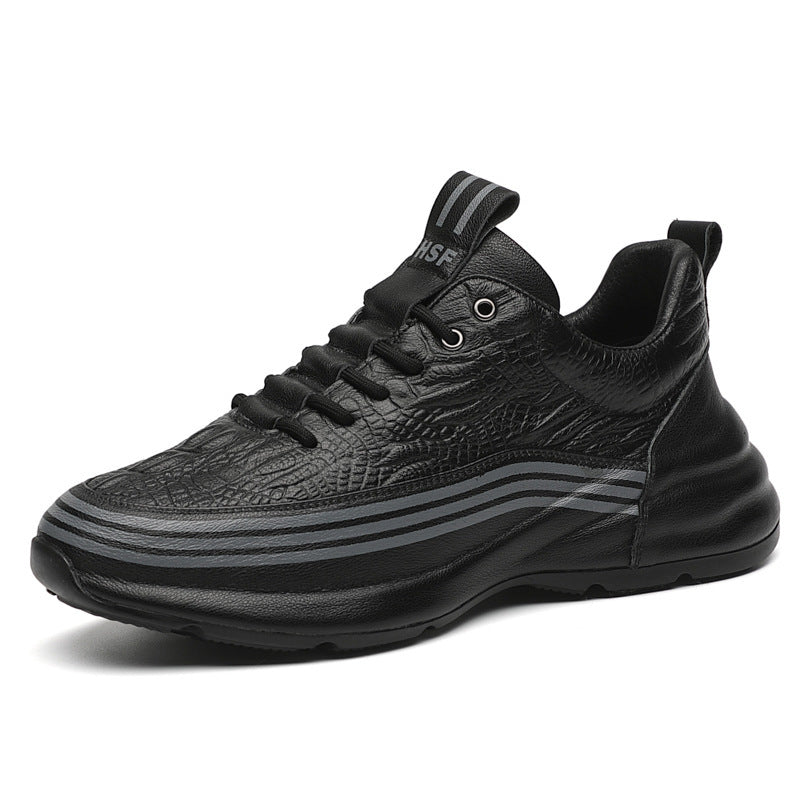 Atmungsaktive Leder-Sportschuhe für Herren – Bild 6 | LuxeStyle