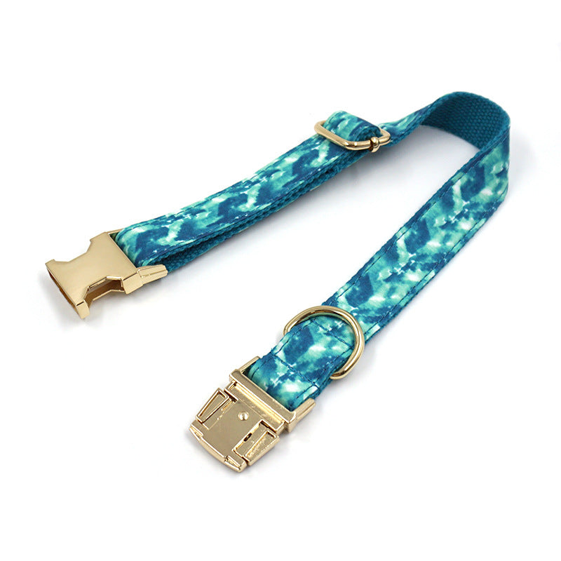 Halsband- und Leinen-Set «Agate Green» – Bild 2 | LuxeStyle
