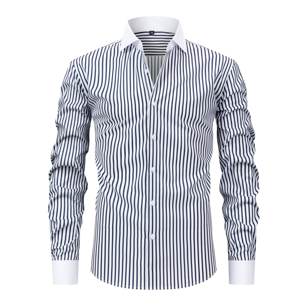 Herren Stretchhemd mit Windsor-Kragen – Bild 3 | LuxeStyle
