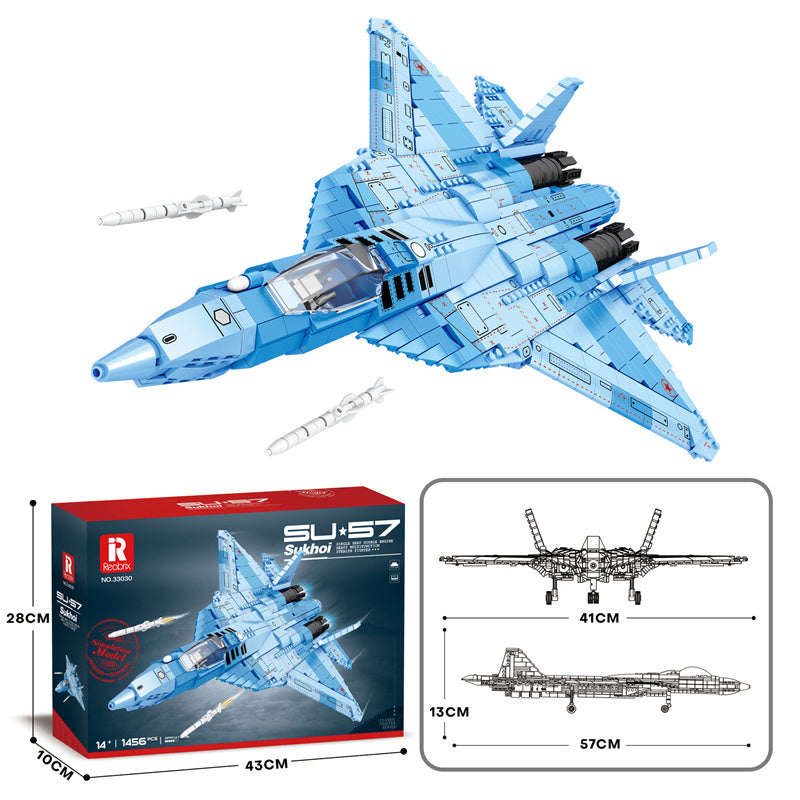Militär Jet Bausteine Puzzle