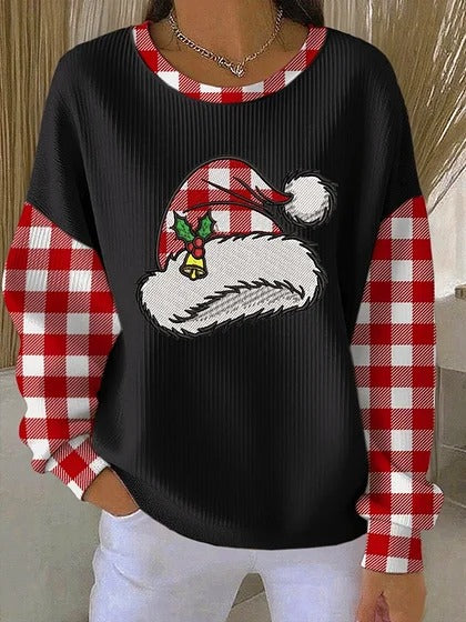 Weihnachts-Style Bequem Damenpullover