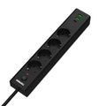 Steckdosen-Adapter Schwarz