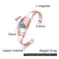 Dreilagiges Magnetarmband aus Rotkupfer