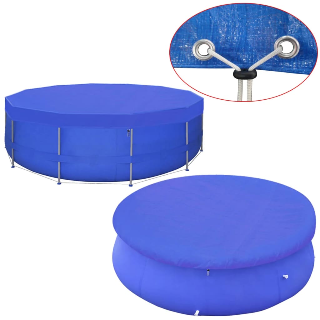Runde Poolabdeckung PE 460 cm, 90 g/m²