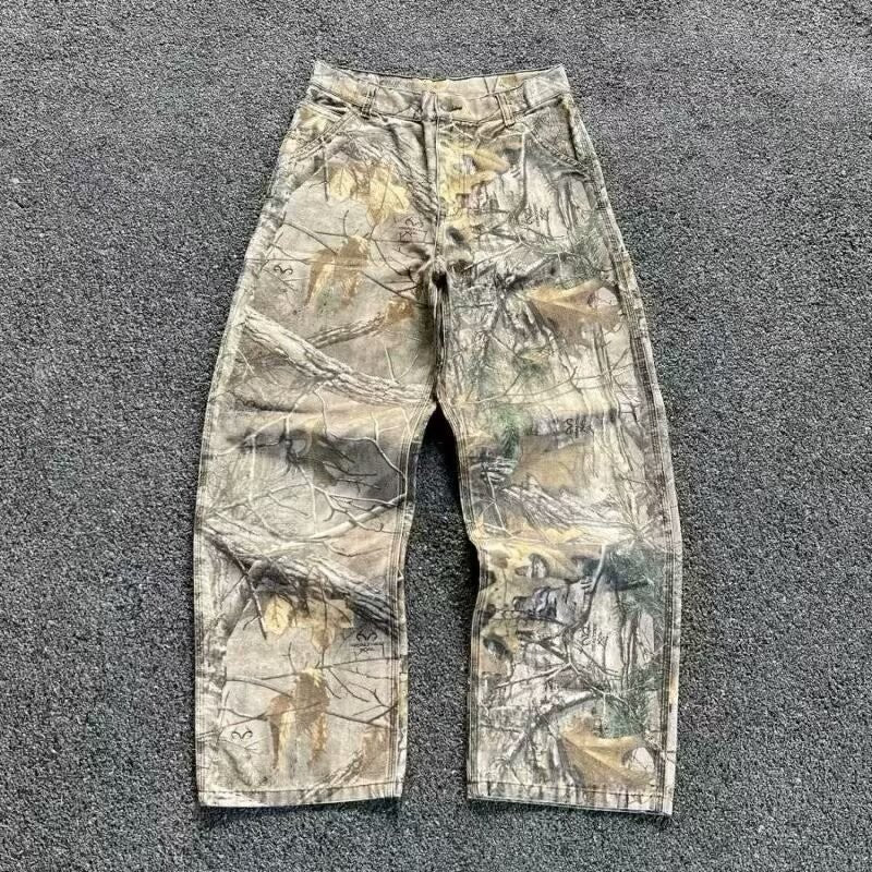 Branch Camouflage 3D-Denim Hose für Herren