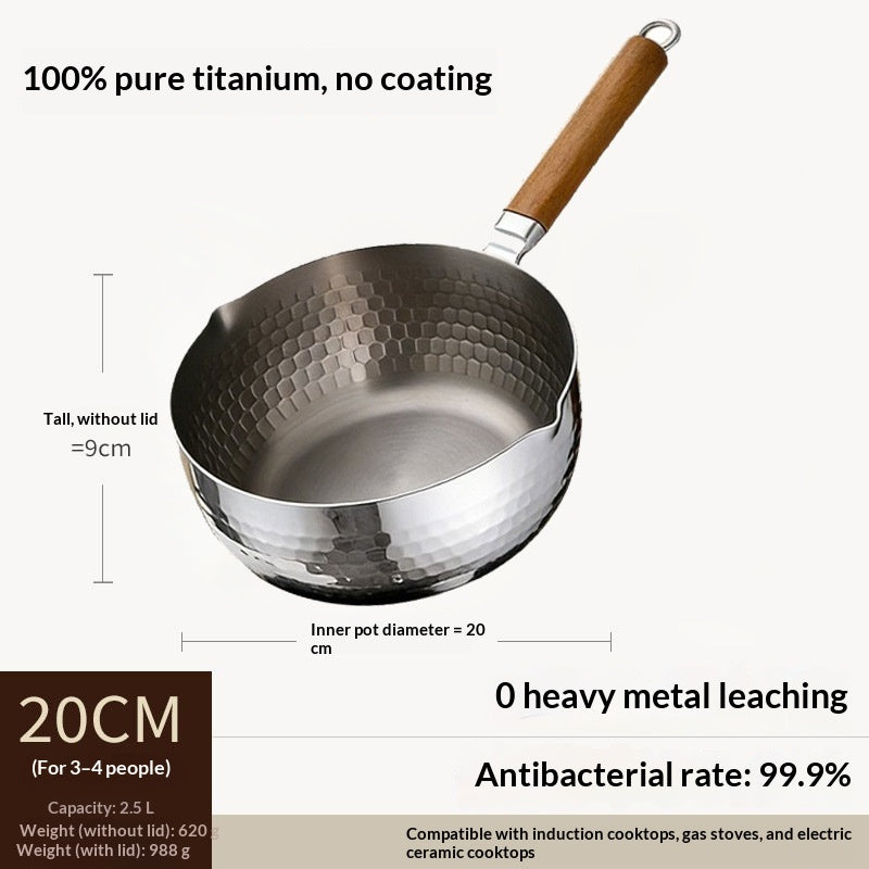 Titanium-Topf 16 cm – Antihaft-Kochgeschirr – Bild 3 | LuxeStyle