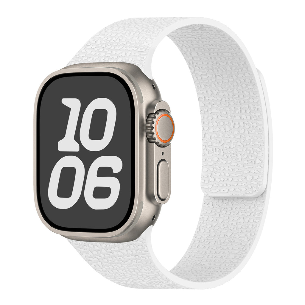 IwatchS10 Silikonarmband mit Litschi-Muster