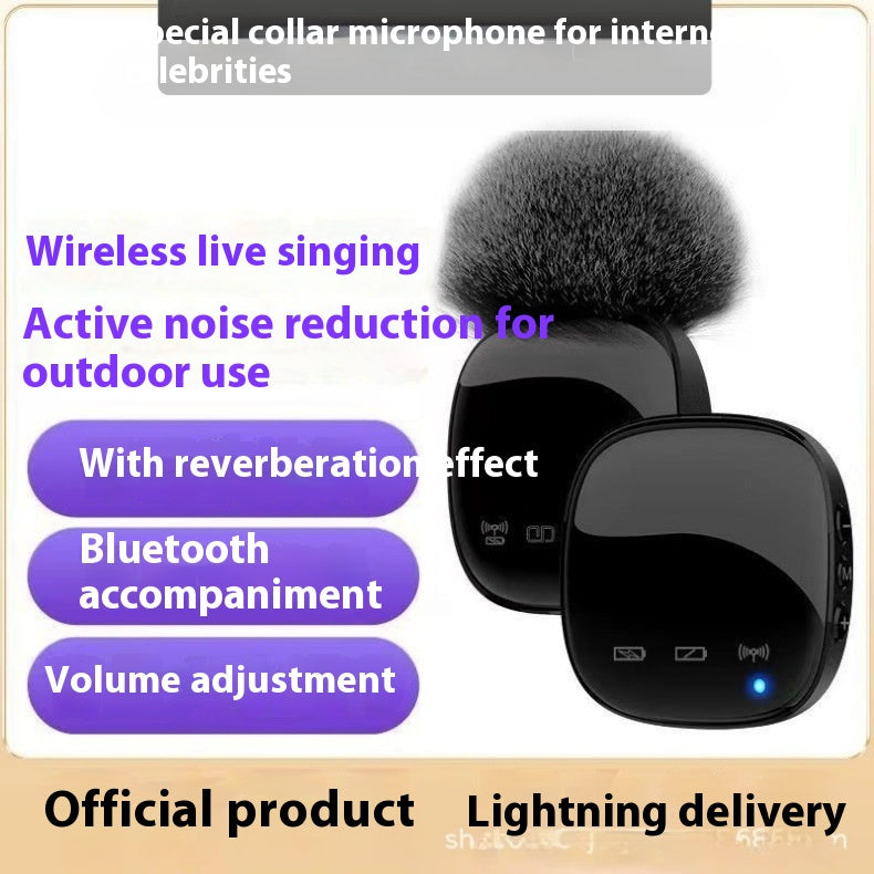 Kabelloses Bluetooth Mikrofon mit Halleffekt