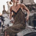 Leoparden-Print Strickkleid – Bild 6 | LuxeStyle