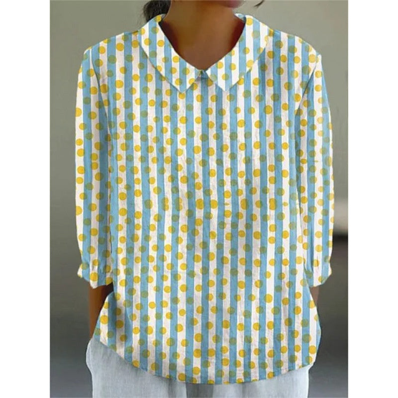 Damen Langarmshirt im Retro-Look
