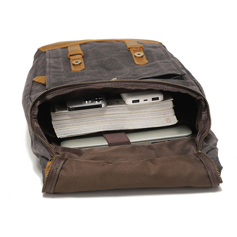 Outdoor Canvas Rucksack – wasserdicht