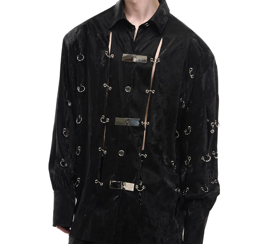 Hemd mit Metallschnalle | LuxeStyle