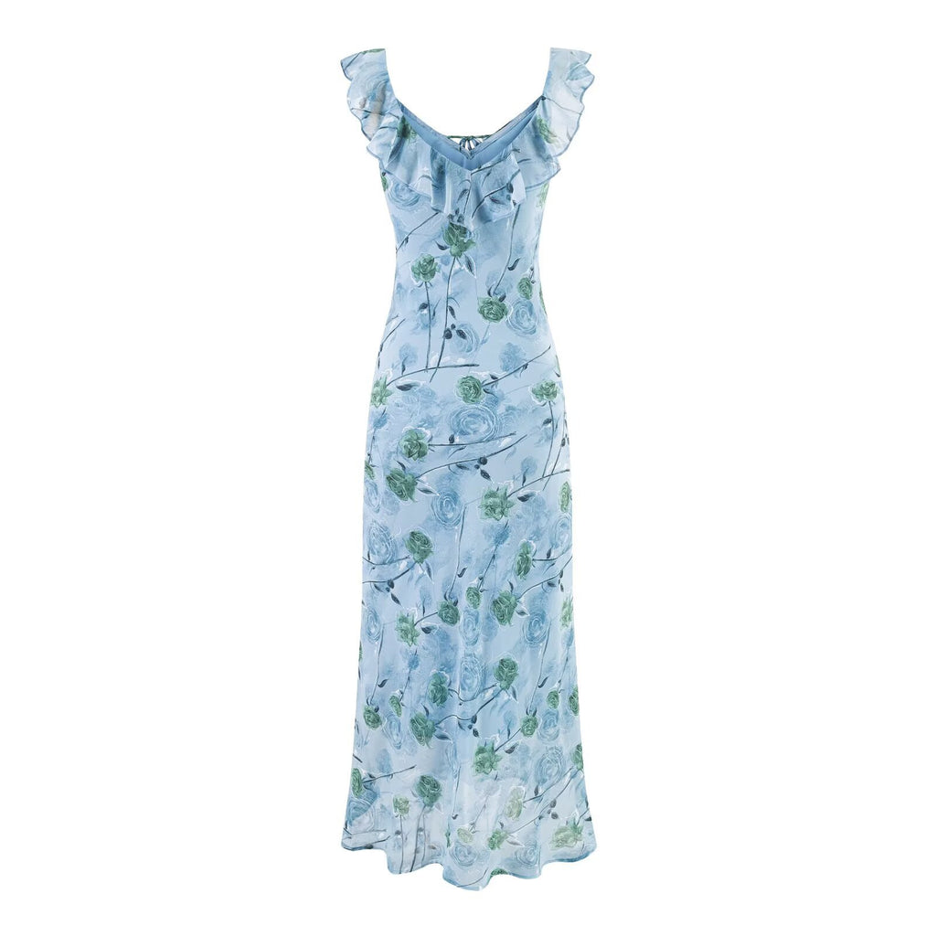 Chiffon Tie-Dye Maxi-Kleid – Bild 4 | LuxeStyle