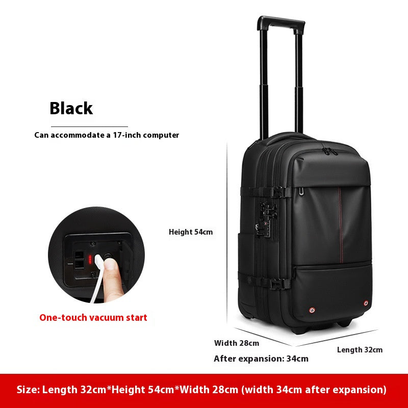 Vielseitiger Trolley Rucksack für Geschäftsreisen – Bild 6 | LuxeStyle
