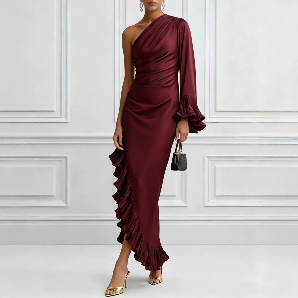 Satin-Abendkleid · Damen – Bild 3 | LuxeStyle