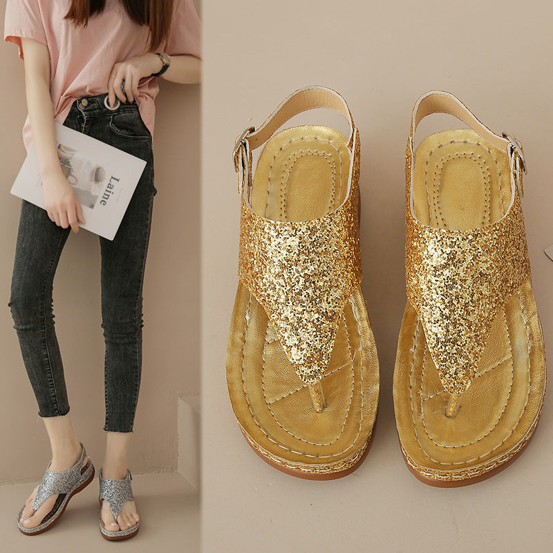 Keilsandalen mit Zehentrenner – Bild 15 | LuxeStyle