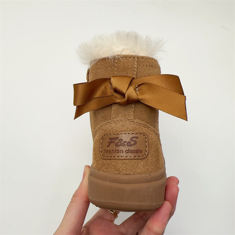 Kinder Winterstiefel mit Fell