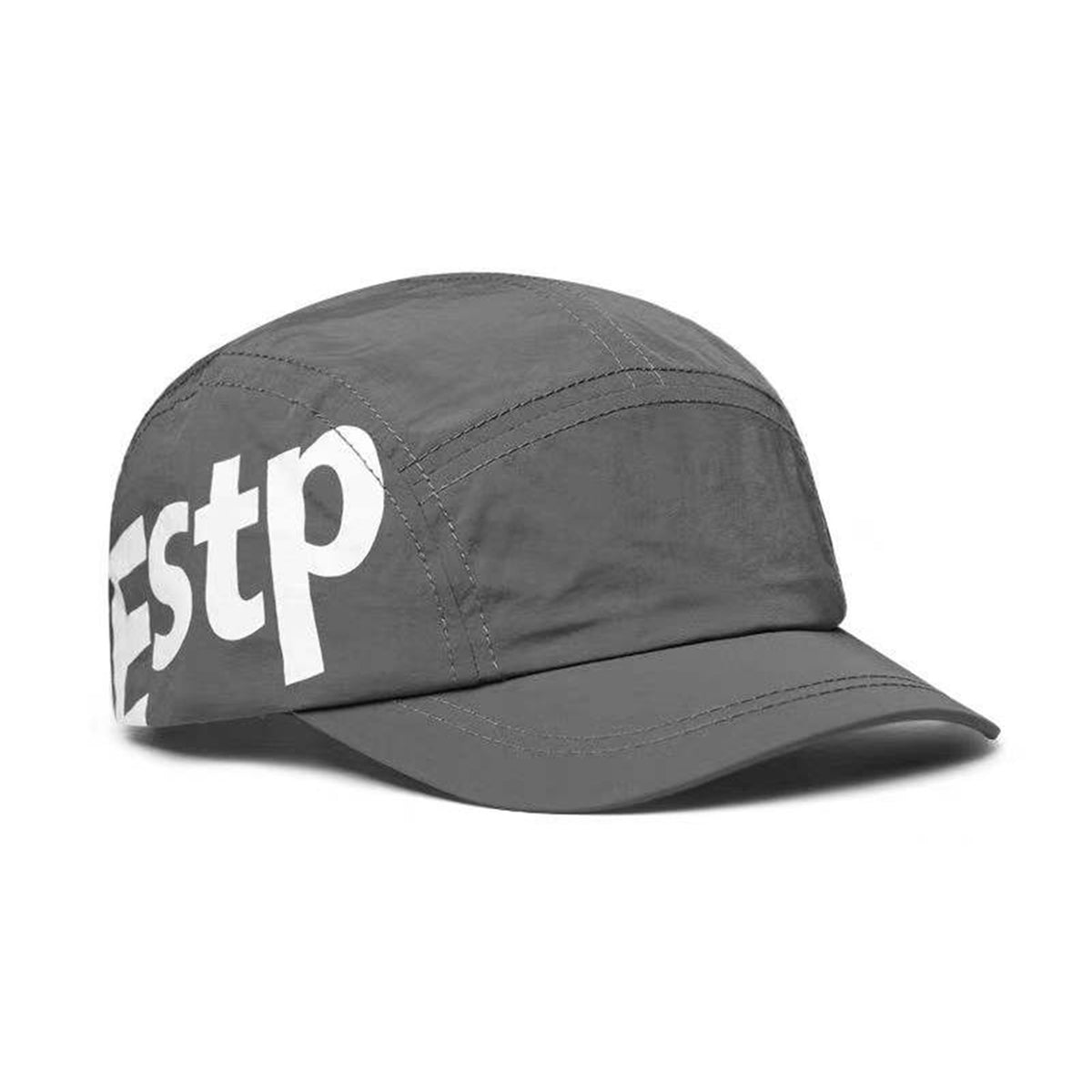 LuxeStyle 5-Panel Cap «Sprint» · Nylon Schwarz – Bild 3 – LuxeStyle Schweiz