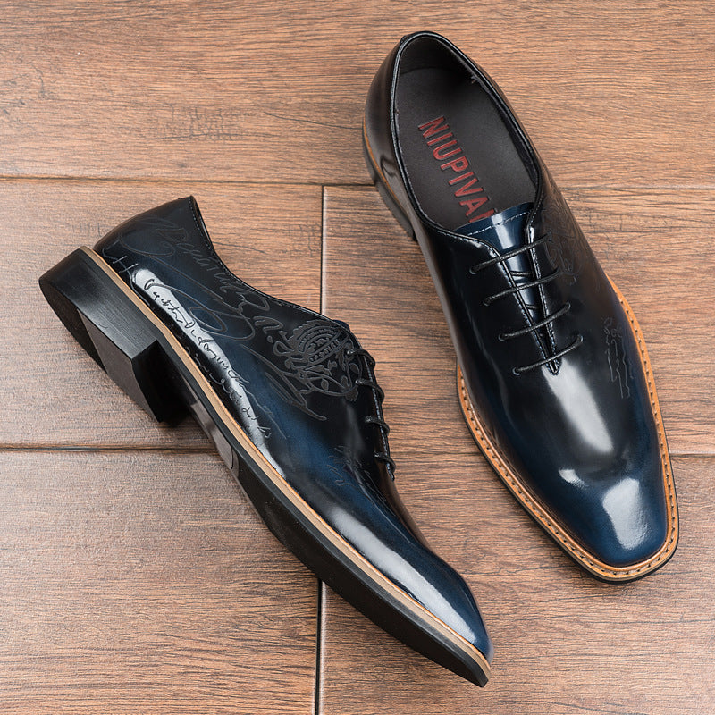 Business-Schuhe aus Kalbsleder mit Lasergravur – Bild 7 | LuxeStyle