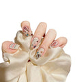 Milky White Y2g Graffiti Wear Nägel | LuxeStyle