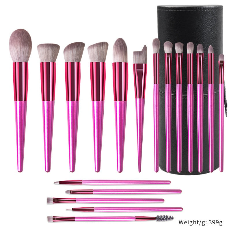 18-teiliges Champagner Pinselset – Bild 7 | LuxeStyle