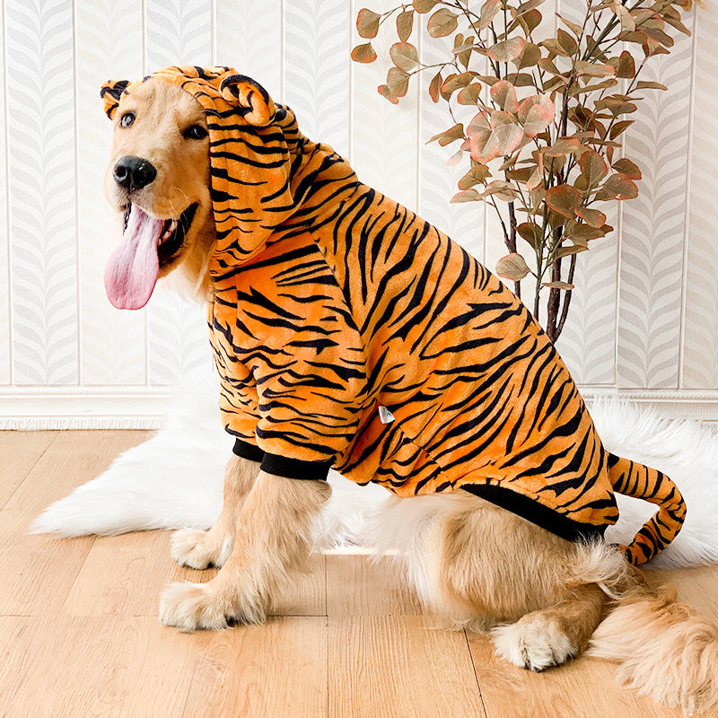Tiger Kostüm für Golden Retriever | LuxeStyle