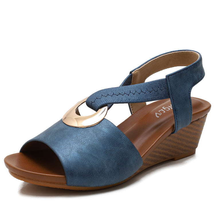 Komfortable Keilabsatz Sandalen – Bild 3 | LuxeStyle