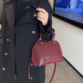 Leder-Handtasche