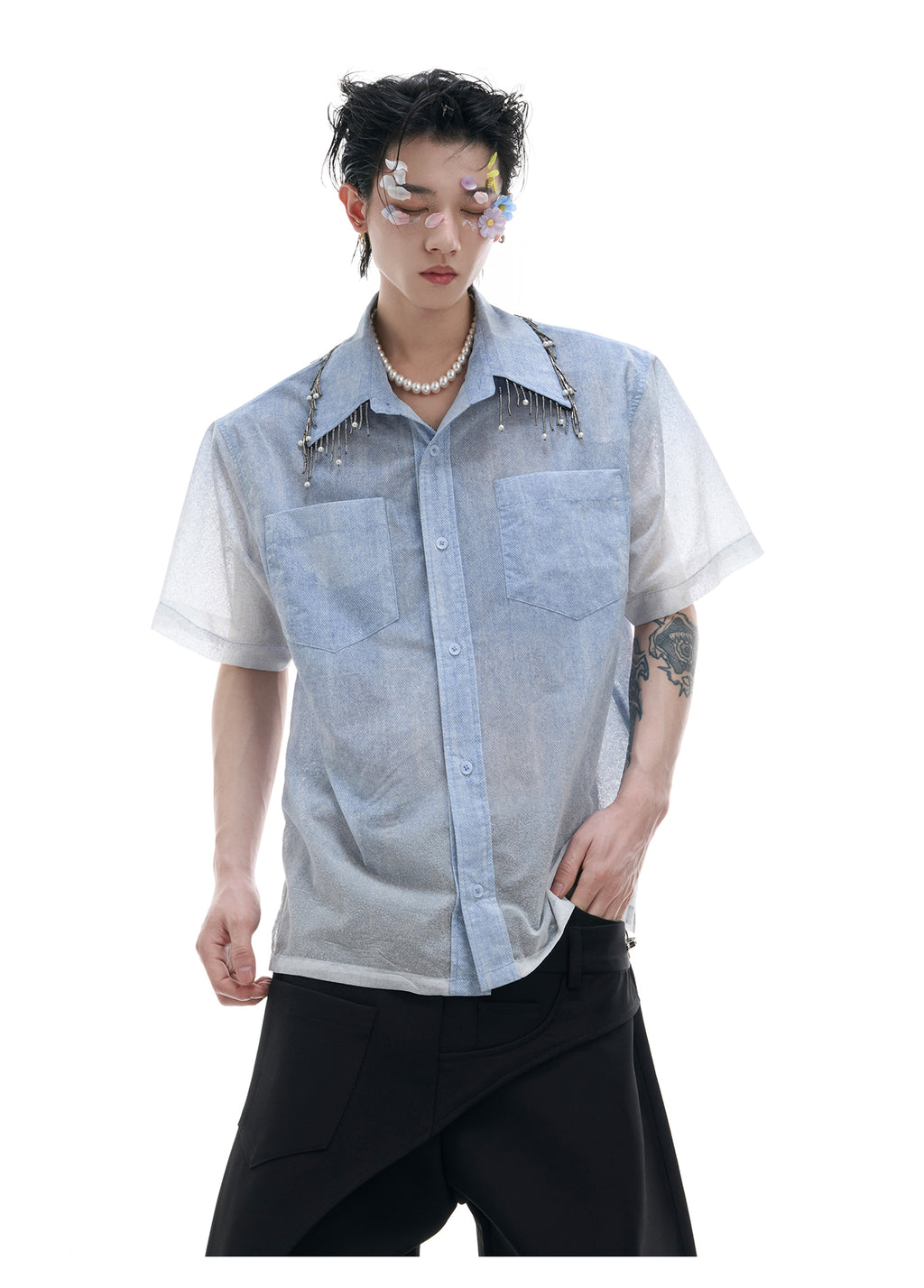 Lose Passform Shirt mit Farbverlauf – Bild 2 | LuxeStyle