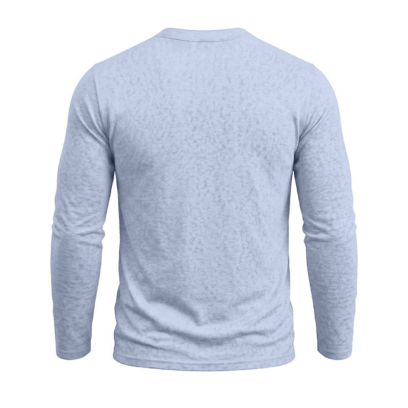 Herren Langarmshirt Baumwollmischung | LuxeStyle