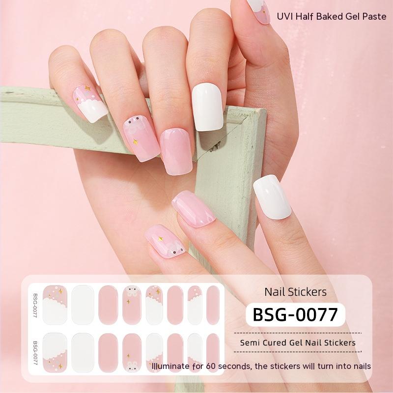 Semi-cured Gel-Nagelsticker 3D-Bronzing – Bild 16 | LuxeStyle