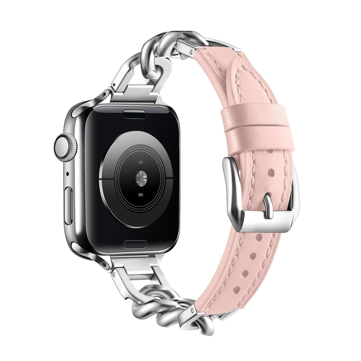 Stahl- und Lederarmband für Smartwatch – Bild 16 | LuxeStyle