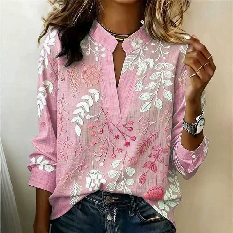 Vielseitige Langarm-Bluse für Frühling & Sommer