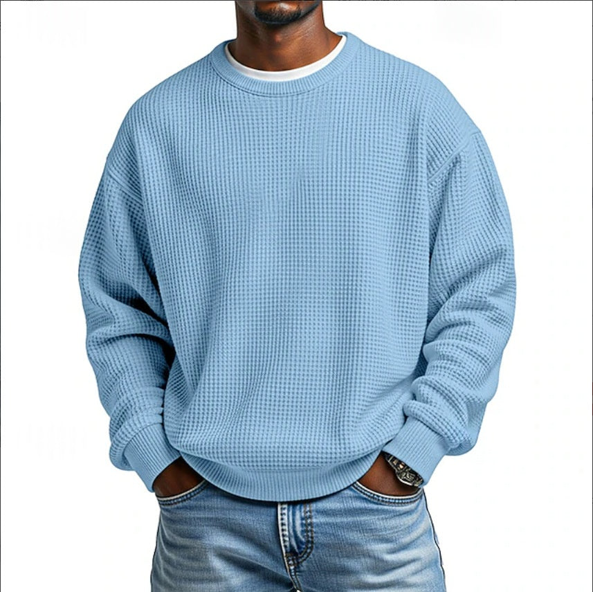 Relaxed Fit Pullover für Männer in 100% Polyester – Bild 2 | LuxeStyle