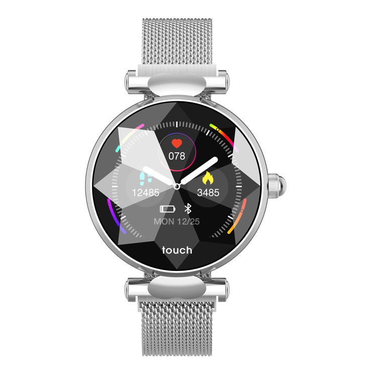 Smartwatch mit Herzfrequenz- und Blutdruckmessung – Ansicht 2