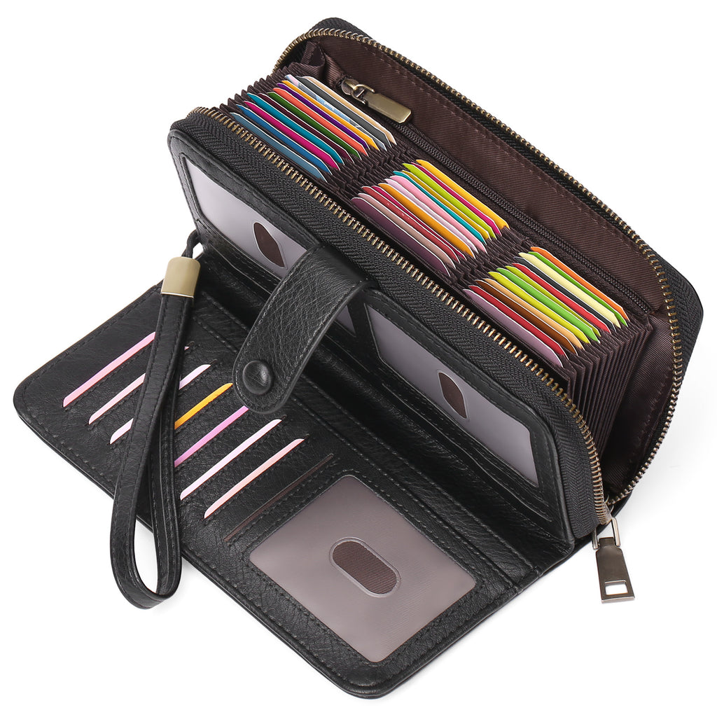 Erweiterbarer Kartenhalter Damen Langwallet – Bild 8 | LuxeStyle