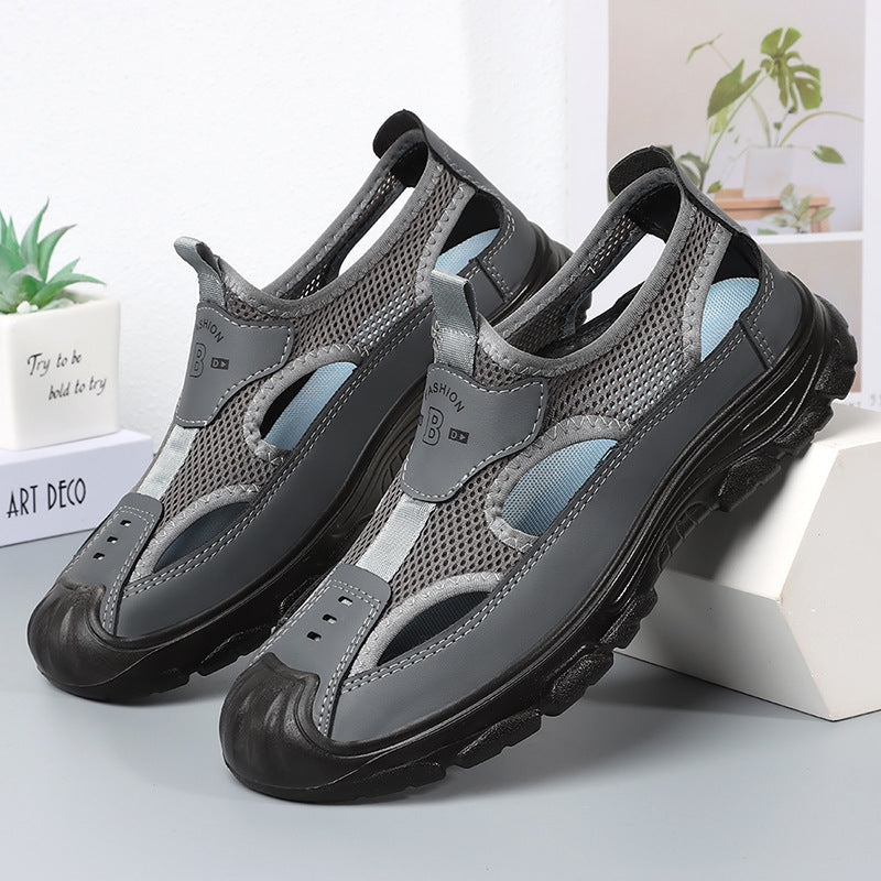 Herren-Sandalen mit atmungsaktivem Mesh – Bild 8 | LuxeStyle