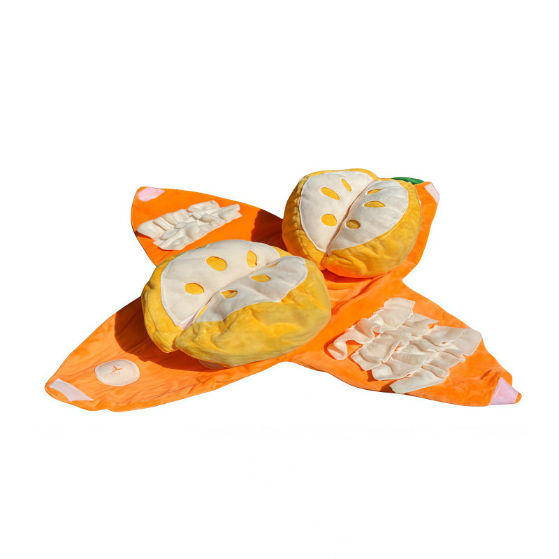 Interaktives Plüsch-Hundespielzeug, Orange