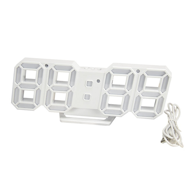 Leuchtkraft-LED-Wanduhr für Wohn- & Schlafzimmer