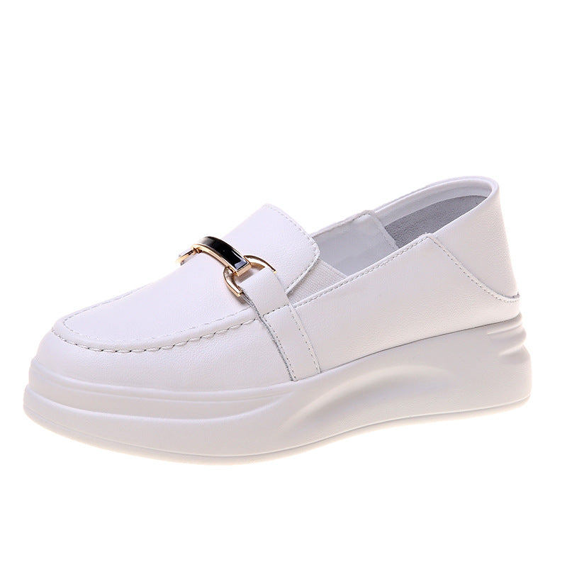 Slip-on Schuhe mit erhöhter Sohle – Bild 5 | LuxeStyle