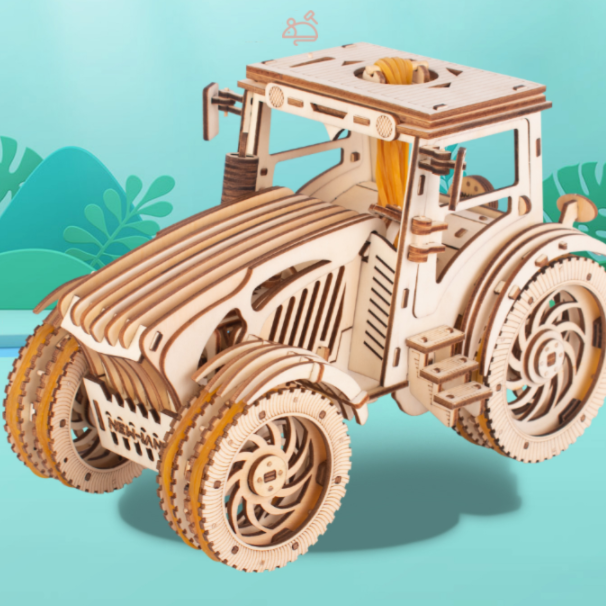 3D Holzpuzzle Traktor für Jungen | LuxeStyle