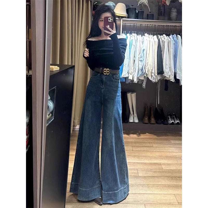Stretch-Jeans mit weiter Passform