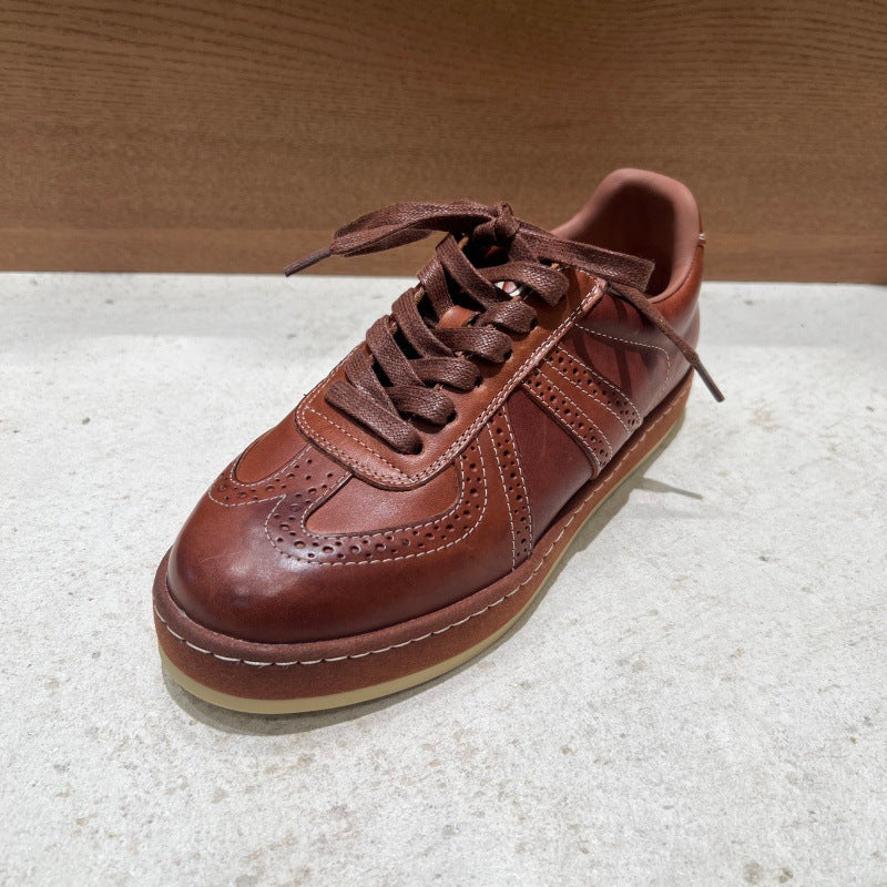 Sportliche Leder-Freizeitschuhe für Damen
