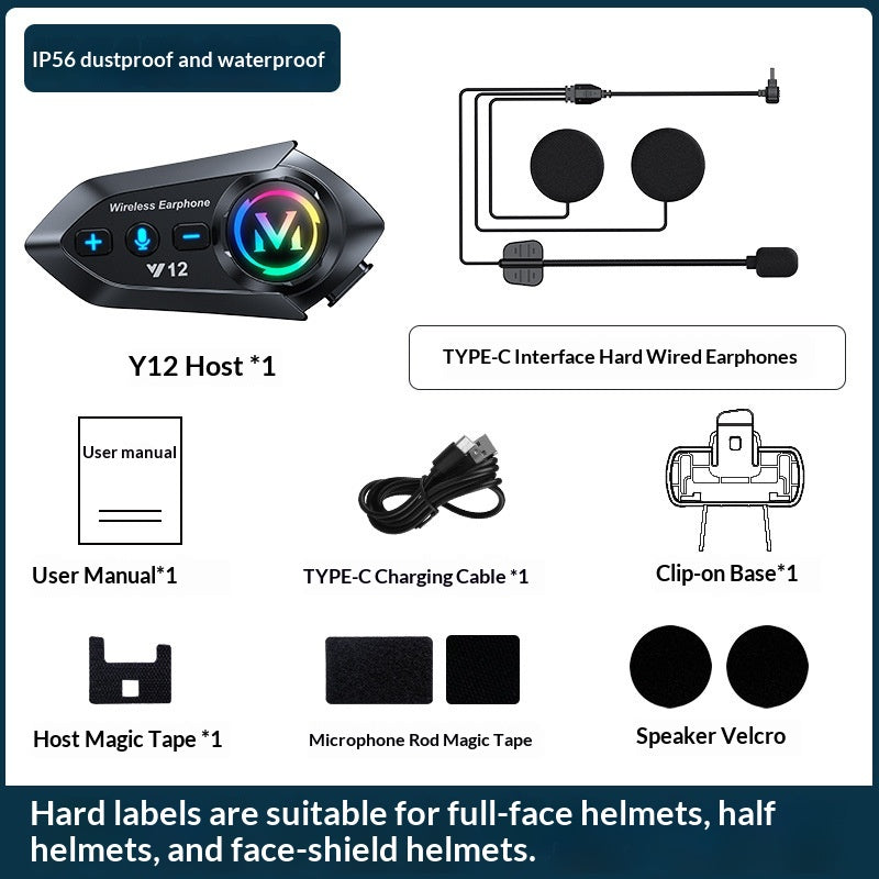 Helm Bluetooth Headset für Velofahrer